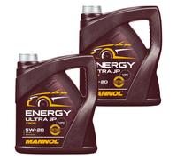 2x4 Litro mannol olio motore Energia Ultra JP 5W-20 Api Sn Ilsac GF-5 Acea C5