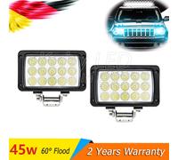 2x45w Led Luce Lampada Faro Da Lavoro 12v 24v Faretto Auto Camion Fuoristrada