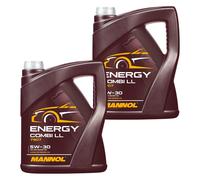 2x5 Litri MANNOL Energy Combi LL 5W-30 Olio Motore MN7907 API SN ACEA C3