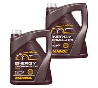 2x5 Litro Mannol Energia Formula Pd 5W-40 olio motore Api Sn Acea C3 MB GM VW