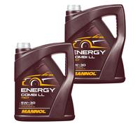 2x5 Litro Mannol Energy Combi Ll 5W-30 olio motore MN7907 Api Sn Acea C3
