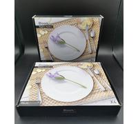 2xBloom Portatovaglioli - 4er Set Bloom Tovagliolo Titolare Ogni 4 Pezzo Neu Ovp