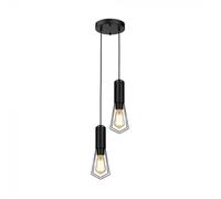 Lampadario LED in Metallo 3 Portalampada Attacco E27 Sospensione V-TAC VT-89017