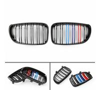 2xGNero Mcolor Front Bumper griglia anteriore Per BMW E81 E82 E87 E88 08-2012 IT