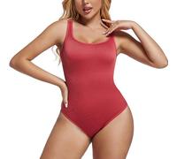2XK-NOV Body Contenitivo Modellante, Body Shaper Donna Nero | Shapewear Bodysuit, Compressione Leggera Shaper, Traspirante, Morbido(Misurare la circonferenza della vita prima di ordinare)