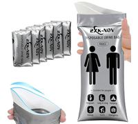 2XK-NOV Contenitore USA e Getta Urina, Urinatoio da Viaggio, Sacchetti Vomito da Viaggio, Sacchetti per Toilette da Campeggio, Viaggi, Ingorghi, WC Portatile per Uomini, Donne e Bambini (8, 900ml)