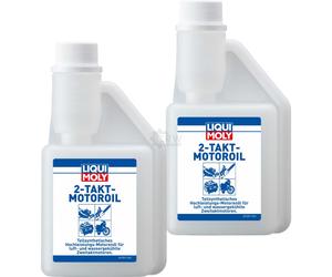 2xLiqui Moly 250ml 2-Takt-Hochleistungs-Motorenöl Miscelazione Automatica Erba