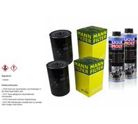 2xMANN-FILTER FILTRO OLIO-W 1160 +2xLIQUI MOLY Pro-Line Pulizia Motore