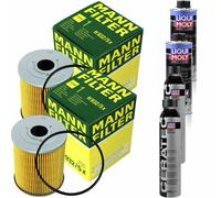 2xMANN-FILTER Ölfilter-h 932/5 X+ 2xLiqui Moly pro-Line Lavaggio Motore / 2x