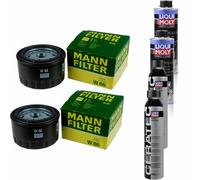 2xMANN-FILTER Ölfilter-w 86+2xLiqui Moly pro-Line Lavaggio Motore / 2x Cera Tec