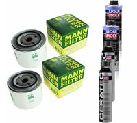 2xMANN-FILTER Ölfilter-w 917+2xLiqui Moly pro-Line Lavaggio Motore / 2x Cera Tec