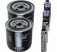 2xMANN-FILTER Ölfilter-w 920/11 + 2xLiqui Moly pro-Line Lavaggio Motore / 2x