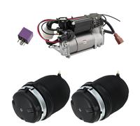 2xMolla Ad Aria Soffietto+Compressore Pompa for Audi A6 C6 4F 2004-11 4F0616001J