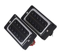 2xplastic Frame Black Round Vite Guitar Electric Guitar Humbucker Con La Chiave Inglese pickup