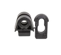 2xROMIX Clip Fregio/Modanatura protettiva C10053 Doblo Cargo (223_)