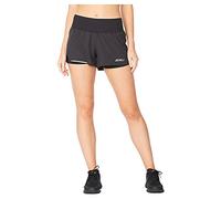 2XU Aero 2-in-1 3 inch Shorts Pantaloncini, Nero, XL Donna