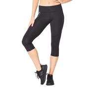 2XU - Calzamaglia a Compressione a 3/4, da Donna, Aero Vent Mid-Rise, Colore: Nero Nero XS