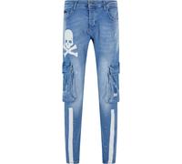 2Y Premium Jeans cargo blu denim / bianco Uomo 2Y Premium 31