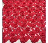 2Yards Milk Silk Lace Three-dimensional Fabric