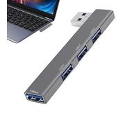 3.0 Hub, 4 Port Adapter | 5Gbps Splitter Multiport Adapter, Hub for PC