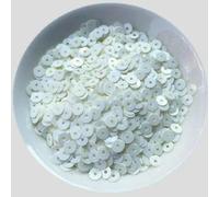 3,0 mm 4,0 mm 5 mm 6 mm paillettes piatte rotonde in PVC sciolte paillettes cucito artigianato per decorazioni di nozze indumento abito scarpe tappi accessorio fai da te-bianco latte-2 mm 4000 pez