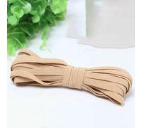 3,0 mm 6 mm Elastici colorati ad alta elasticità Corda Elastico Linea Nastro Spandex Cucito Pizzo Rifinitura Fascia in vita Accessorio per indumenti-Cachi-3,0 mm 10 iarde