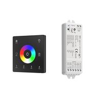 3.0 RGB + CCT Controller LED Dimmer RGBCW Striscia luminosa 12V 24V 4 Zone Touch Screen Telecomando Life for la casa(WZ5 and TW5-4 B)
