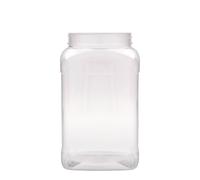 3.000 ml barattolo PET 'Dana', quadrato, plastica, bocca: 110/400