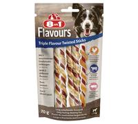 3 + 1 gratis! 4 x 10 pz 8in1 Triple Flavour Twisted Bastoncini da masticare - 4 x 10 pz