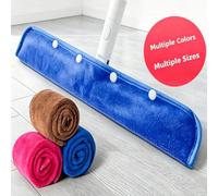 3/1 pezzo Copertura per raschietto in microfibra ispessita e migliorata, panno in pile corallo ad alta assorbenza riutilizzabile, pad per mop a doppio uso asciutto e bagnato per la rimozione della pol