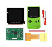 3.1'' Single Glass Laminated Q5 OSD Menu FRM IPS LCD Kit+Pre-cut Shells For GBC