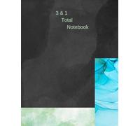 3 &1 Total Notebook: Notebook in three-color cover and white paper