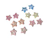 3/10/12 fermagli per capelli colorati a forma di stella, Y2K, da donna, graziose forcine laterali a forma di stella, accessori per capelli per bambini (grigio chiaro)