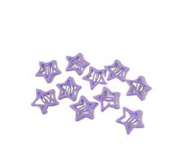 3/10/12 fermagli per capelli colorati a forma di stella, Y2K, graziose forcine laterali a forma di stella, accessori per capelli per bambini, colore bordeaux