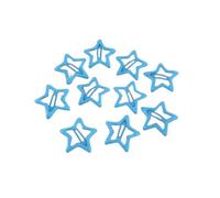 3/10/12 fermagli per capelli colorati a forma di stella, Y2K, graziose forcine laterali a forma di stella, accessori per capelli per bambini, colore blu scuro