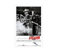 3 10 to Yuma poster su tela decorazione per camera da letto, ufficio, stanza, regalo, 50 x 75 cm
