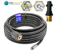3 - 100M - Tubo Di Pulizia Professionale SET Hobby 4 Pezzi Per Kärcher HD Etc.