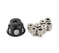 3-10mm Posizionamento Foro Puncher Pocket Hole Jig Strumenti di Carpenteria Alluminio Dritto Angolato Drill Guide Doweling Jig Kit