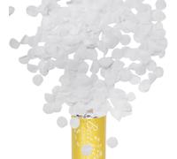 3/12/24 TUBO SPARACORIANDOLI BIANCHI 15 cm SPARA CORIANDOLI BIANCHI MATRIMONIO