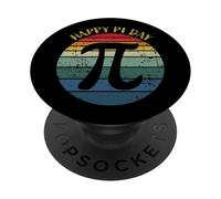 3.14 Pi Retro Sunset Happy Pi Day per insegnante di matematica studente PopSockets PopGrip Adesivo