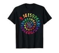 3.14 Pi Spiral Pi Day Design per Gli Appassionati di Matematica Studente Insegnante Maglietta