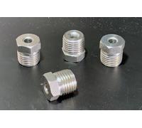 3/16 Linea 7/16-24 Acciaio Inox Invertito Flare Tubo Dado 4 Pack