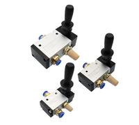 3/2 5/2 via Pneumatico Aria Mano Leva Operata Valvola Controllo Manuale 2 Posizione 3 5Port Push-Pull 3H210-08 3H310-10 3H410-15 1Pcs (3H210-08, con raccordo da 12 mm)