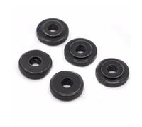 3-20 pezzi M3 M4 M5 M6 M8 M10 in acciaio zincato nero nichelato piccolo passo zigrinato sottile dado a pollice Istrumento dadi di serraggio manuale(Black zinc plated,M6 10pcs)