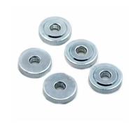 3-20 pezzi M3 M4 M5 M6 M8 M10 in acciaio zincato nero nichelato piccolo passo zigrinato sottile dado a pollice Istrumento dadi di serraggio manuale(Blue zinc plated,M6 10pcs)