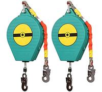 3-20m Dispositivo Anticaduta a Richiamo Automatico, 2 PC Cavo di Sicurezza Anticaduta, Dispositivo Anticaduta di Tipo Retrattile per Tetto e Lavoro Aereo, Carico: 150kg