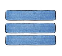 (3) 24 " Commerciale Microfibra Bagnato Rastrellamento Ricarica Pastiglie Da