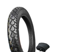 3.25-16 Pneumatico da 16 pollici per Motociclo, Sostituzione per Scooter Ciclomotore Ruota Anteriore o Posteriore con Battistrada Resistente all’Usura 6 PR 280 kPa Carico Massimo 55P(TIRE AND TUBE)