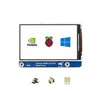3.2inch HDMI IPS LCD Display (H) compatible Raspberry Pi/Jetson Nano/PC, 480×800, No Touch Screen, Adjustable Brightness