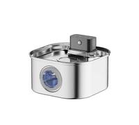 3.2L Stainless Steel Wireless Pet Water Fountain Battery Powered Motion Sensor Silent Filtered Cat & Dog Water Fountain